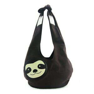 5780 Sleepyville Critters Hang Loose Sloth Hobo Bag On Canvas